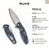 มีดพับ RUIKE P105-Q EDC ใบมีด Sandvik 14C28N 3.6นิ้ว ด้าม G10 ระบบ Liner Lock Outdoor Folding Knife