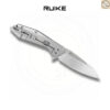 มีดพับ RUIKE P135-SF EDC Reverse Tanto ใบมีด Sandvik14C28N 3.62นิ้ว ด้าม420 Stainless Frame Lock