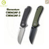 มีดพับ CIVIVI Elementum EDC ใบมีด D2 / 14C28N / Nitro-V 2.96นิ้ว Liner Lock Outdoor Flipper Knife