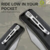 มีดพับ CIVIVI Bhaltair Flipper & Thumb Stud EDC ใบมีด 14C28N 3.98 นิ้ว ด้าม G10 Liner Lock