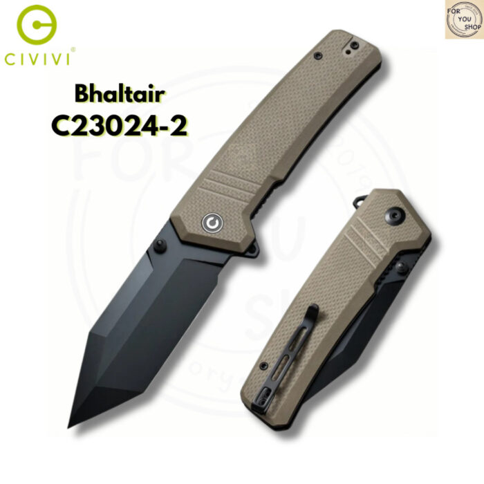 มีดพับ CIVIVI Bhaltair Flipper & Thumb Stud EDC ใบมีด 14C28N 3.98 นิ้ว ด้าม G10 Liner Lock