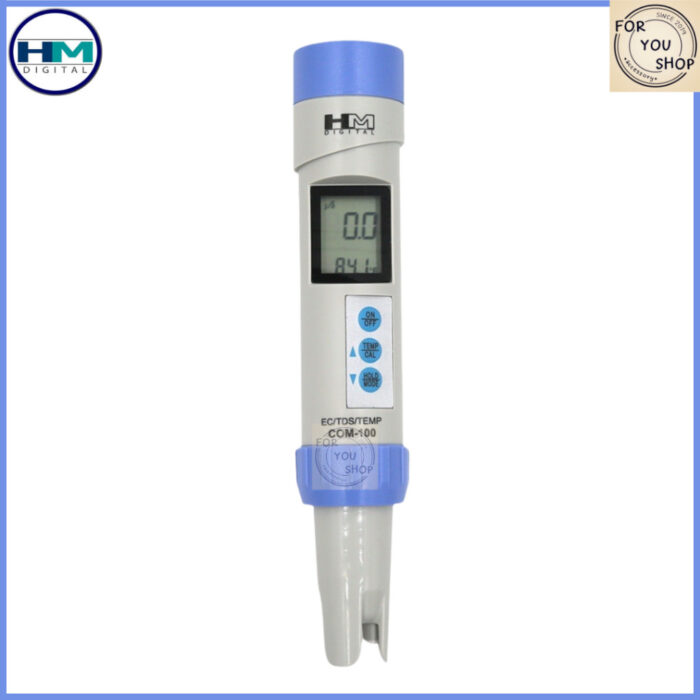 HM DIGITAL EC COM-100 เครื่องวัดค่า EC/Temp Meter ค่านำไฟฟ้า ปากกาวัดค่า EC วัดอุณหภูมิ วัดค่าแม่นยำ