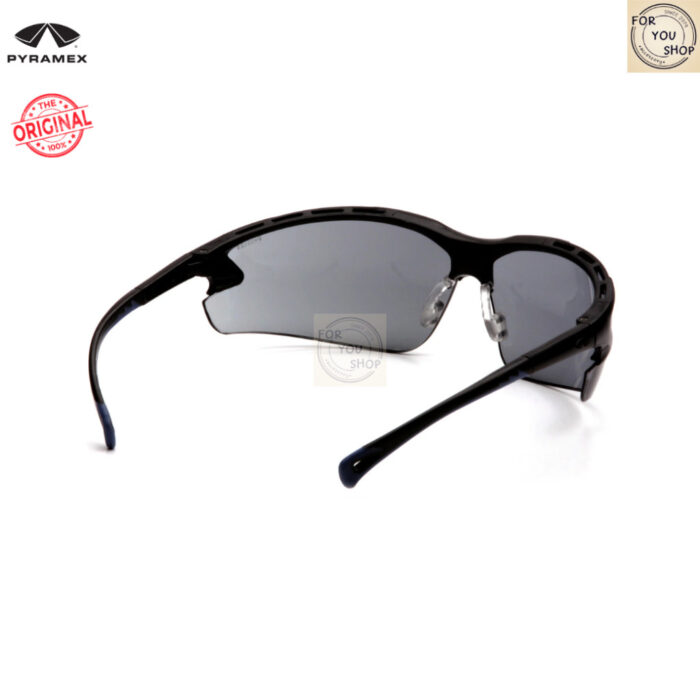 Pyramex Venture 3 รุ่น SB5720D แว่นเซฟตี้ เลนส์เทา กรอบดำ Safety Glasses