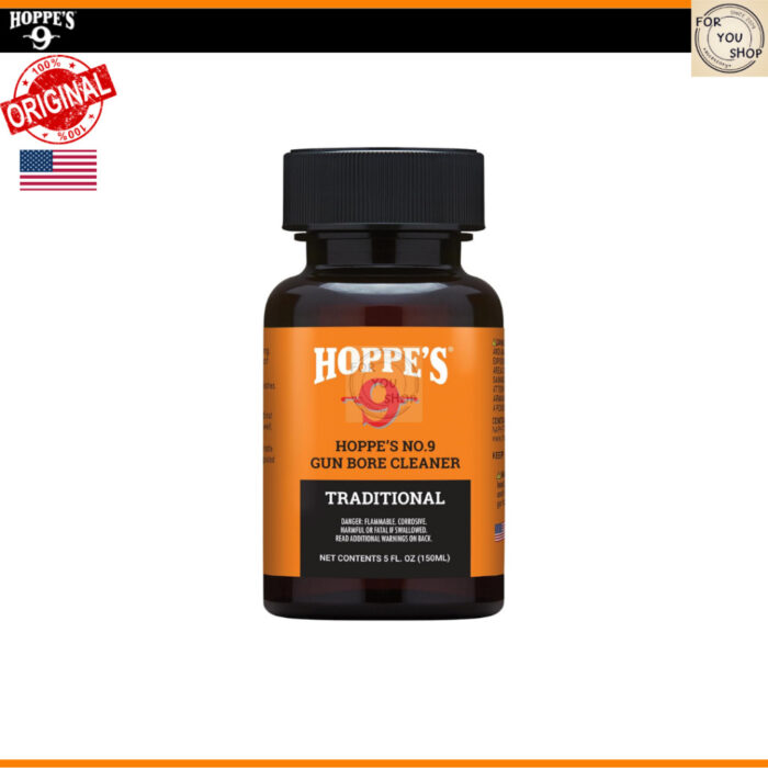 Hoppe's No. 9 Gun Bore Cleaner ขนาด 2oz / 5oz น้ำยาล้างลำกล้องปืน ขจัดคราบตะกั่วและทองแดง ของแท้100%