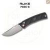 มีดพับ RUIKE P856 EDC ใบมีด Sandvik 14C28N 3.11นิ้ว ด้ามG10 ระบบ Crossbar Lock Outdoor Folding Knife