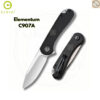 มีดพับ CIVIVI Elementum EDC ใบมีด D2 / 14C28N / Nitro-V 2.96นิ้ว Liner Lock Outdoor Flipper Knife
