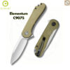 มีดพับ CIVIVI Elementum EDC ใบมีด D2 / 14C28N / Nitro-V 2.96นิ้ว Liner Lock Outdoor Flipper Knife