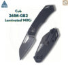 มีดพับ SRM Cub 261M ใบมีด 154CM / 140Cr Laminated ขนาด 2.83 นิ้ว ด้าม G10 ระบบ Crossbar Lock EDC
