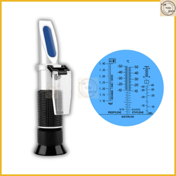 เครื่องวัดความเข้มข้นน้ำยาในรถยนต์ 4in1 Refractometer (ยูเรีย/น้ำกรดแบตเตอรี่/น้ำยาหม้อน้ำ/น้ำยาล้างกระจก)
