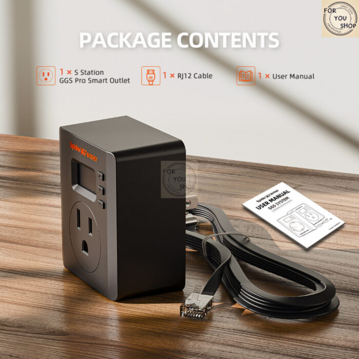th-11134207-81zth-mjnybudmv75y30.jpg Spider Farmer S-Station Smart Plug Wi-Fi/Bluetooth 15A 1875W ควบคุมอุณหภูมิ-ความชื้น ผ่านแอป