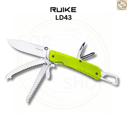 th-11134207-81zth-mmr78r03u3gj6d.jpg มีดพับ RUIKE LD43 Multi Tool EDC ใบมีด Sandvik 12C27 3.35นิ้ว ด้าม G10 Liner Lock Outdoor 15ฟังก์ชัน