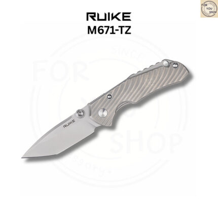 th-11134207-81zth-mmr8hwv2x8n4d9.jpg มีดพับ RUIKE M671-TZ EDC ใบมีด Tanto 154CM 3.35นิ้ว ด้าม TC4 Titanium ระบบ Frame Lock Folding Knife