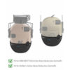 Electronic Earmuffs หูฟังครอบหูอิเล็กทรอนิกส์ ช่วยป้องกันเสียงดัง ปรับระดับได้ สำหรับยิงปืน/ล่าสัตว์