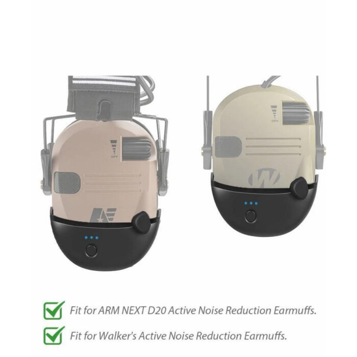 Electronic Earmuffs หูฟังครอบหูอิเล็กทรอนิกส์ ช่วยป้องกันเสียงดัง ปรับระดับได้ สำหรับยิงปืน/ล่าสัตว์