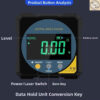 เครื่องวัดมุมดิจิตอล เลเซอร์ 2 ด้าน Digital Angle Gauge แม่เหล็ก 4ด้าน ชาร์จ USB หน้าจอใหญ่ แม่นยำ
