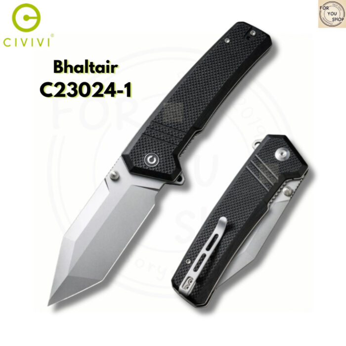 มีดพับ CIVIVI Bhaltair Flipper & Thumb Stud EDC ใบมีด 14C28N 3.98 นิ้ว ด้าม G10 Liner Lock
