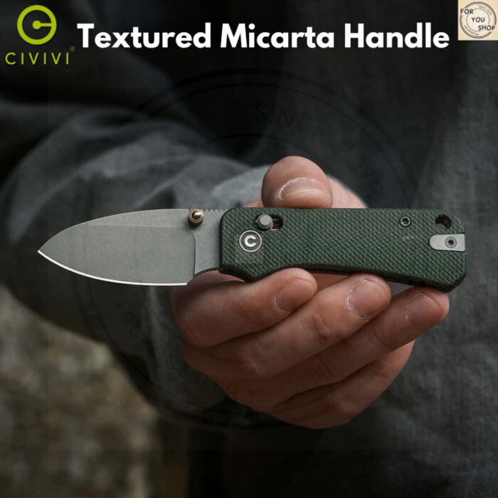 th-11134207-81zti-mmyl9fs7er5v7d.jpg มีดพับ CIVIVI Baby Banter 2 EDC ใบมีด 2.34" Nitro-V/14C28N ด้ามAluminum/Micarta/G10 Crossbar Lock