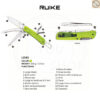 th-11134207-81ztj-mmr78r06esxw5d.jpg มีดพับ RUIKE LD43 Multi Tool EDC ใบมีด Sandvik 12C27 3.35นิ้ว ด้าม G10 Liner Lock Outdoor 15ฟังก์ชัน