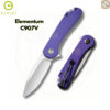มีดพับ CIVIVI Elementum EDC ใบมีด D2 / 14C28N / Nitro-V 2.96นิ้ว Liner Lock Outdoor Flipper Knife