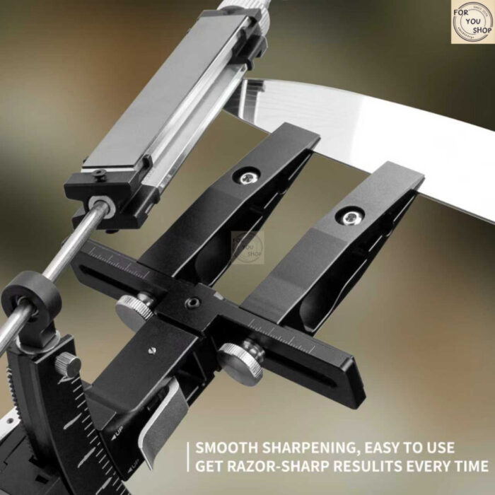 เครื่องลับมีด RIECI RC-003 ระบบปรับมุม 360° แม่นยำ พร้อมแท่นอลูมิเนียม + หินเพชร 4 ระดับ
