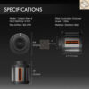 Spider Farmer ไส้กรองคาร์บอน 6 นิ้ว กรองกลิ่น สำหรับท่อดูดอากาศ Carbon Filter