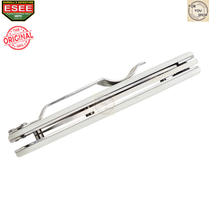 th-11134207-81ztk-ml4xqpcbvevh31.jpg มีดพับ Churp Folding Knife by ESEE ใบ D2 คม 2.68” ด้าม G10 Liner Lock สี White