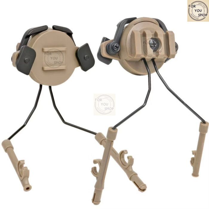 th-11134207-81ztk-mlg59sjtophh4e.jpg ขายึดหูฟัง Tactical สำหรับรางหมวกกันน็อค 19-21มม. ปรับได้ 360° ที่ครอบหูป้องกันเสียง ขาติดหูฟัง