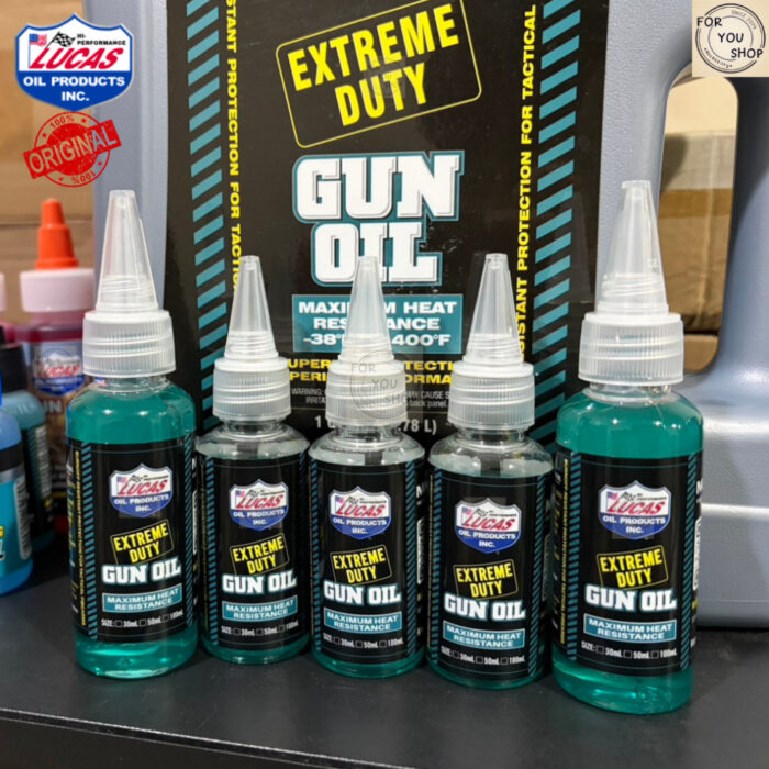 Lucas Oil Extreme Duty Gun Oil ขวดแบ่งขนาด 30ml/50ml/100ml แบ่งจากแกลลอนแท้ ของแท้100% Gun Cleaner&Lubricant