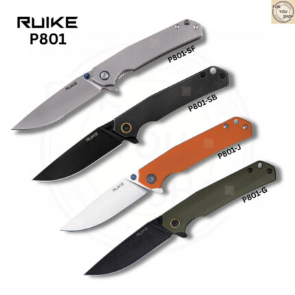 th-11134207-81ztk-mmocpw2hcbv37e.jpg มีดพับ RUIKE P801 EDC ใบมีด 14C28N 3.39นิ้ว ด้าม Stainless / G10 ระบบ Frame Lock Outdoor Knife