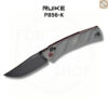 มีดพับ RUIKE P856 EDC ใบมีด Sandvik 14C28N 3.11นิ้ว ด้ามG10 ระบบ Crossbar Lock Outdoor Folding Knife