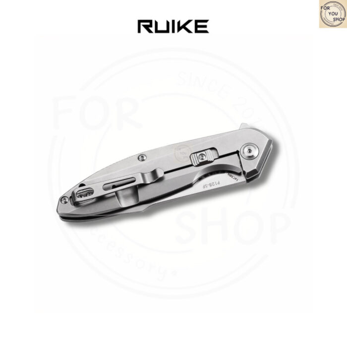 มีดพับ RUIKE P128-SF EDC ใบมีดSandvik 14C28N 3.66นิ้ว ด้าม420 Stainless Frame Lock Beta Plus Outdoor