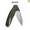 มีดพับ RUIKE P841-L EDC ใบมีดSandvik 14C28N 3.54นิ้ว ด้ามG10/ 420 stainless Liner lock Folding Knife