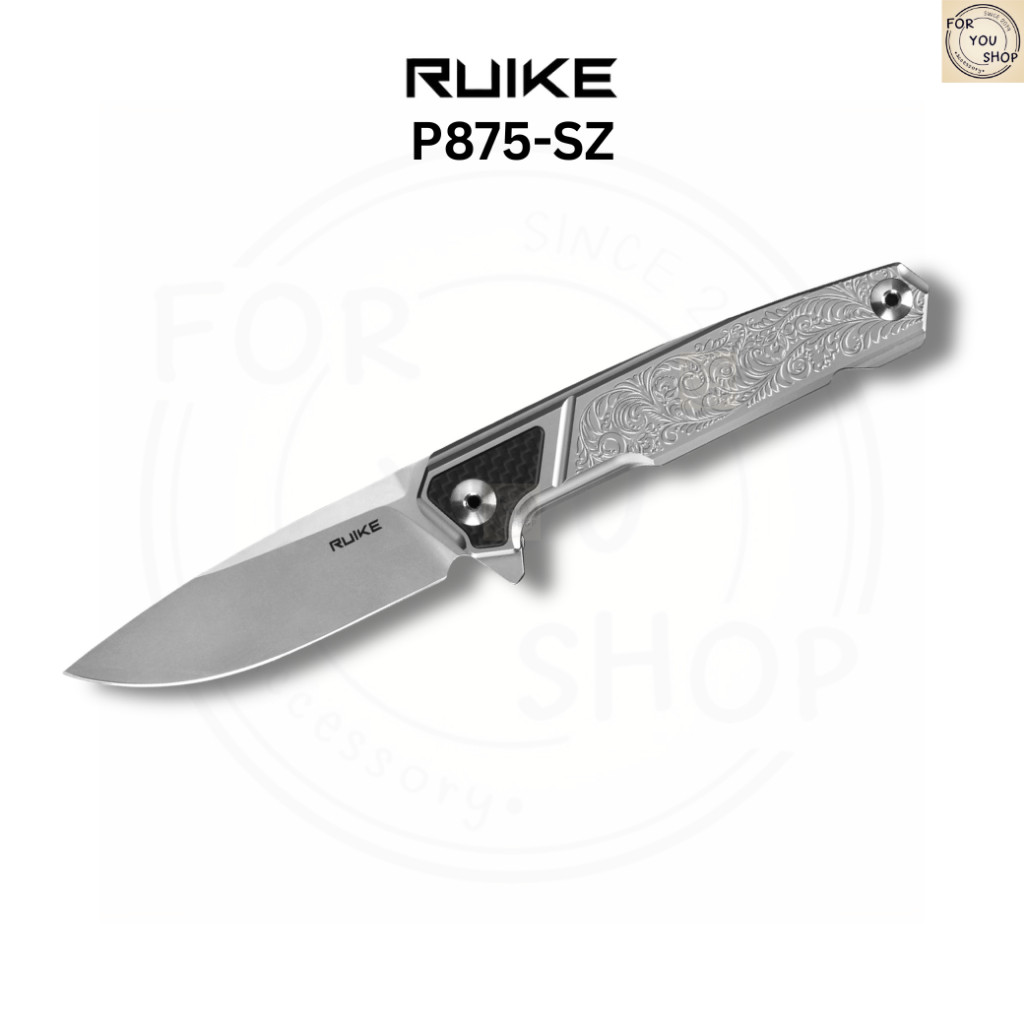 th-11134207-81ztk-mnmtjhf0swlf1c.jpg มีดพับ RUIKE P875-SZ ใบมีด 14C28N 3.5นิ้ว ด้าม 420 Stainless Frame Lock + Beta Plus Lock EDC / Tactical Knife