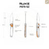 th-11134207-81ztk-mnmtjhi6p4aoa9.jpg มีดพับ RUIKE P875-SZ ใบมีด 14C28N 3.5นิ้ว ด้าม 420 Stainless Frame Lock + Beta Plus Lock EDC / Tactical Knife