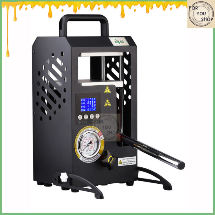 th-11134207-81ztl-mi3aq6k0k3rc0f.jpg Rosin Heat Press KP-10 LTQ เครื่องรีดโรซิ่น ไฮดรอลิก แรงกด 10ตัน พร้อมเกจวัดแรงดัน รีดแด๊บ รีดโรซิ่น