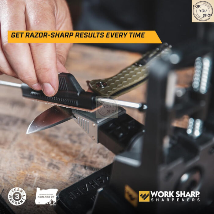 ชุดเครื่องลับมีด Work Sharp Precision Adjust Elite ปรับองศาได้ | ลับมีดครัว มีดล่าสัตว์ มีดฟันหยัก +Precision Adjust Eli