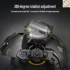 th-11134207-81ztl-mlg4ubwxdgxw75.jpg ขายึดหูฟัง Tactical สำหรับรางหมวกกันน็อค 19-21มม. ปรับได้ 360° ที่ครอบหูป้องกันเสียง ขาติดหูฟัง