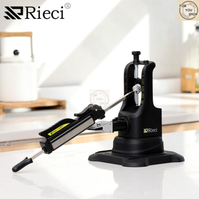 Rieci เครื่องลับมีดปรับองศา Precision Knife Sharpener หินลับมีดระบบปรับมุม ลับมีดคม สำหรับเชฟงานครัว RC-001