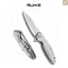 มีดพับ RUIKE P128-SF EDC ใบมีดSandvik 14C28N 3.66นิ้ว ด้าม420 Stainless Frame Lock Beta Plus Outdoor