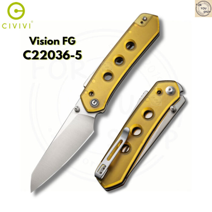 th-11134207-81ztl-mmysuhbh2dxf63.jpg มีดพับ CIVIVI Vision FG EDC ใบมีด Nitro-V 3.54 นิ้ว ด้าม G10 / Ultem Thumb Stud & Superlock