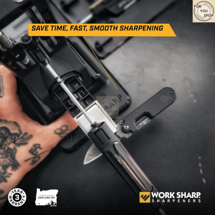 ชุดเครื่องลับมีด Work Sharp Precision Adjust Elite ปรับองศาได้ | ลับมีดครัว มีดล่าสัตว์ มีดฟันหยัก +Precision Adjust Eli
