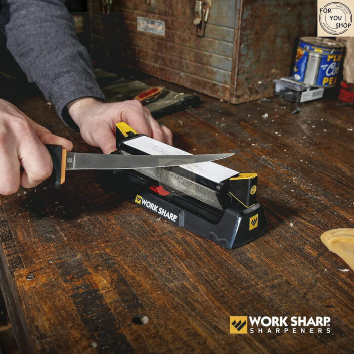Work Sharp Benchstone ที่ลับมีดแบบ 3 ด้าน สำหรับลับมีดพก มีดเดินป่า และมีดใช้งานทั่วไป ลับคมเร็ว