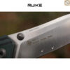 มีดพับ RUIKE P841-L EDC ใบมีดSandvik 14C28N 3.54นิ้ว ด้ามG10/ 420 stainless Liner lock Folding Knife