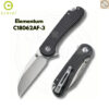 มีดพับ CIVIVI Elementum EDC ใบมีด D2 / 14C28N / Nitro-V 2.96นิ้ว Liner Lock Outdoor Flipper Knife