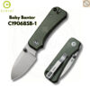 มีดพับ CIVIVI Baby Banter EDC ใบมีด Nitro-V 2.3 นิ้ว ด้าม G10 / Micarta Nested Liner Lock Thumb Stud