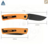 มีดพับ SRM Air 105M ใบมีด 14C28N ขนาด 2.95 นิ้ว ด้าม G10 ระบบ Liner Lock Tactical EDC Folding Knife