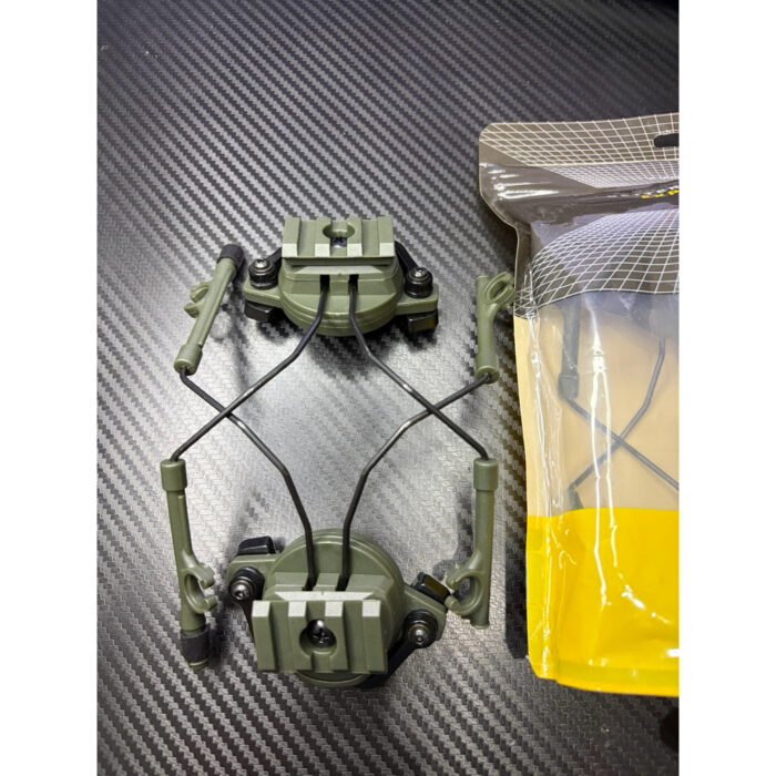 th-11134207-81ztn-mlwz5ejqr85fd1.jpg ขายึดหูฟัง Tactical สำหรับรางหมวกกันน็อค 19-21มม. ปรับได้ 360° ที่ครอบหูป้องกันเสียง ขาติดหูฟัง