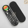th-11134207-81ztn-mmh9aa8ag3k8cd.jpg ไม้แด๊บ สแตนเลส Dab Tool Stainless Steel แบบ2หัว ครบเซ็ต ไม้ตักแด๊บ ไม้ตักเรซิ่น tool with resin