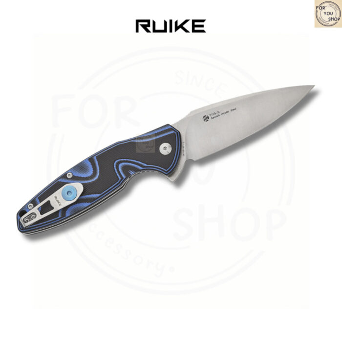 มีดพับ RUIKE P105-Q EDC ใบมีด Sandvik 14C28N 3.6นิ้ว ด้าม G10 ระบบ Liner Lock Outdoor Folding Knife