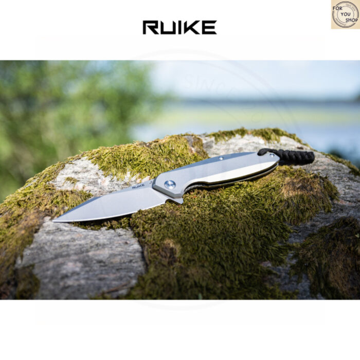 มีดพับ RUIKE P128-SF EDC ใบมีดSandvik 14C28N 3.66นิ้ว ด้าม420 Stainless Frame Lock Beta Plus Outdoor